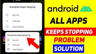 How to Fix All Apps Keeps Stopping Error in Android Phone Fix settings keeps stopping problem 2024 [upl. by Dall]