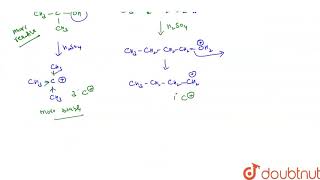 aOut of tbutyl alcohol and nbutanolwhich one will undergo acid catalyzed dehydration faster [upl. by Amal]