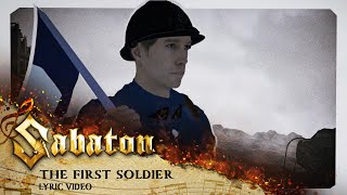 SABATON  The First Soldier Official Lyric Video [upl. by Aknahs]