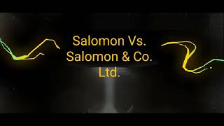 Salomon v Salomon 1897  Case Summary  Company Law  Separate Legal Personality [upl. by Hasty]