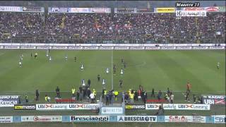 Highlights Brescia 01 AC Milan  23042011 [upl. by Pouncey885]