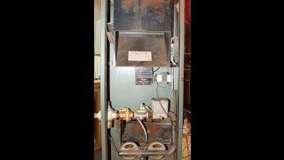 Service of the antique pilot furnace part 1 [upl. by O'Kelly]