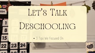 How I Deschooled My First Homeschool Student Middle School [upl. by Eimile]