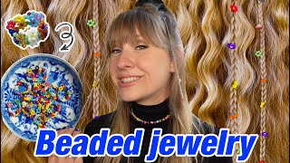 Beaded jewelry DIY  Rosalie Boom 129 [upl. by Namielus]