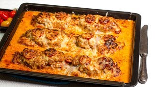 Deftige SCHNITZELPIZZA  Partyrezept Low Carb [upl. by Hasseman]