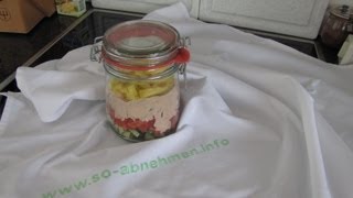 WeightWatchers Sattmacher Hähnchensalat für ein Picknick als Luchpaket oder für Unterwegs  Rezept [upl. by Sanyu]