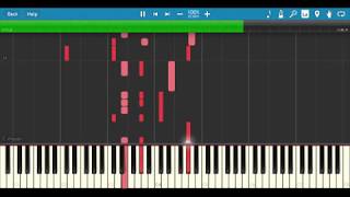 quotSlow Chemicalquot Kane WWE Theme Piano Tutorial  Synthesia [upl. by Assiron]