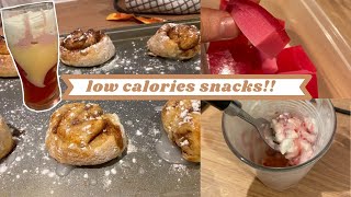 EASY LOW CALORIE SNACKS TO MAKE AT HOME [upl. by Annay]