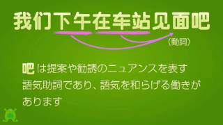 中国語講座  基本の表現編 第5回 基本文型1 動詞述語文1 【文法】 [upl. by Mendy]