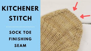 Kitchener Stitch Tutorial [upl. by Yrram]