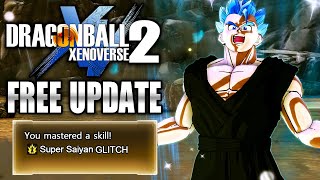 NEW SSG amp SSBE TRANSFORMATION GLITCH  Dragon Ball Xenoverse 2 DLC 16 Free Update [upl. by Acimehs244]