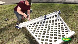 How to Build a Simple Corner Trellis [upl. by Yrtneg]