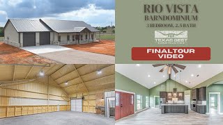 Barndominium Full Tour  2200 Sqft Rio Vista  3 Bedroom 25 Bath [upl. by Dusen748]