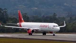 Avianca Airbus A321 take off MDE oct 12 2014 [upl. by Aikar]