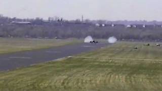 SR71 landing at AF Museum Dayton OH2wmv [upl. by Aicela]