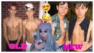 Reacting To Lucas and Marcus New Vs Old Musically Compilation [upl. by Hatokad465]