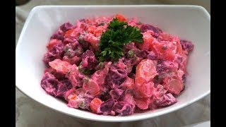 SALAD BETRAV SALAD RUISSE BON JAN SALAD GOU GADE VIDEO WA [upl. by Vitus643]