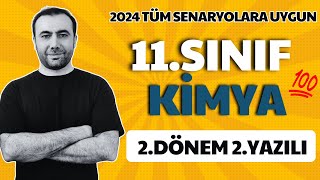 11Sınıf Kimya 2Dönem 2Yazılı  Tüm Senaryolara Uygun  20232024 Güncel [upl. by Catherin]