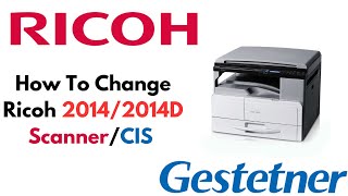 Ricoh MP 2014m 2700 scanner unit replacement  How To Change Ricoh Printer scannerCISCCD unit [upl. by Omura]