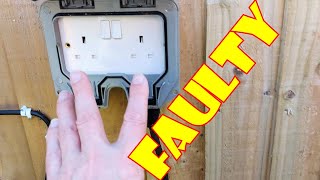 Fault on my External Mains Socket feed PART 1 [upl. by Klemens]