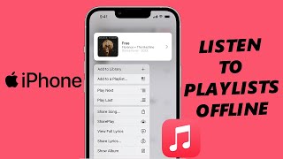 iPhone How To Download ALL Songs In a Playlist For Offline Listening On Apple Music [upl. by Avon160]