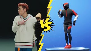 ALL FORTNITE KPOP DANCESEMOTES IN REAL LIFE [upl. by Tobin]