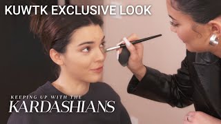 Watch Kylie Jenner Expertly Do Kendalls Makeup  KUWTK Exclusive Look  E [upl. by Jocko379]