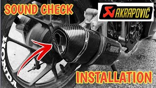 INSTALLING AKRAPOVIC PIPE ON MY HONDA CLICK 125i V2  SOUND CHECK  PRICE REVEAL [upl. by Donnell277]