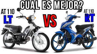 AT 110 rt vs AT 110 lt Que MOTO ES MEJOR [upl. by Lenuahs]