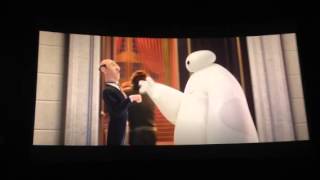 Big Hero 6 Baymax Fist Bumps Butler Clip [upl. by Nesila]