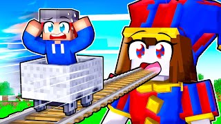 Minecraft Cart Ride into Pomni The Amazing Digital Circus [upl. by Tisha883]