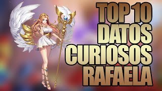 Top 10 Datos Curiosos Rafaela  Rafaela new skin  Mobile legends [upl. by Aleiram136]