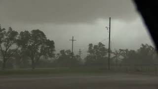 Derecho Slams Hutchinson KS with Destructive Winds  May 19 2024 [upl. by Uah]