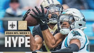 HYPE Saints vs Panthers  2024 NFL Week 1 [upl. by Bristow]