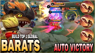 Barats Best Build 2023  Insane Damage  Build Top 1 Global Barats  MLBB [upl. by Phaidra430]