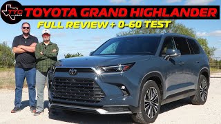 2024 Toyota Grand Highlander Hybrid Max  RealWorld Highway Fuel Economy Test [upl. by Hamforrd]