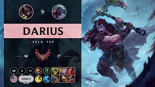 Darius Top vs Varus  NA Grandmaster Patch 1411 [upl. by Wyler]