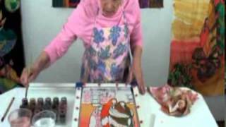 Addie Silk Art Silk Painting Lessons [upl. by Sonitnatsnoc]