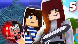 RAIDING A WATER TEMPLE WITH STACY  One Life SMP 25 [upl. by Innob]