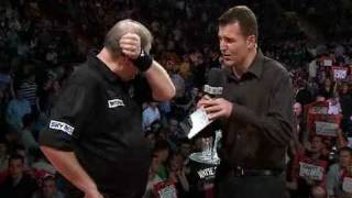 Raymond van Barneveld Interview  Week 13  2010 Premier League [upl. by Jariah]