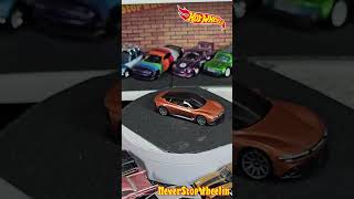 DeLorean Alpha5 in Metalflake Copper 2024 HotWheels Mainline unboxing [upl. by Svoboda]