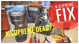 HOW TO FIX Keurig KSupreme Coffee Maker DEAD NO POWER  How To Reset Thermostat Inside [upl. by Toffic]