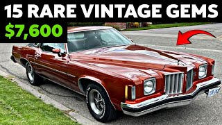 BudgetFriendly Beauties 15 Classic Cars For Sale Under 15000 [upl. by Minne]