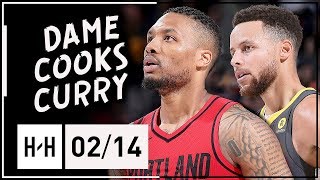 Damian Lillard COOKS Stephen Curry in PG Duel Highlights 20180214  Dame with 44 Pts [upl. by Klotz]