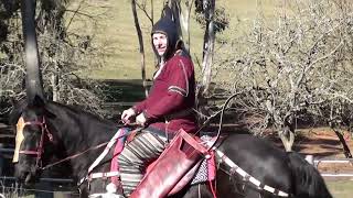 Horse Archery with the Scythian saddle [upl. by Beryle]