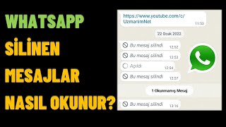 Whatsapp Silinen Mesajları Geri Getirme  Herkesten Silinen Mesajları Görme  2022 [upl. by Auvil686]