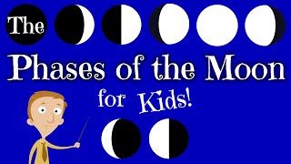 The Phases of the Moon for Kids [upl. by Htenaj]