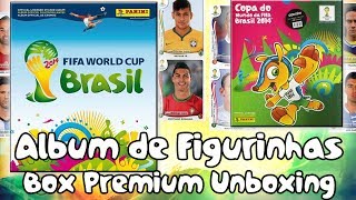 Álbum da Copa do Mundo FIFA Brasil 2014 Box Premium  Unboxing [upl. by Fowler]