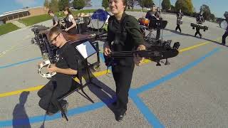 2014 Lampeter Strasburg Pioneer Marching Band Recognition Night Opening A Day In The Life [upl. by Aisnetroh]