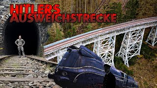 Führer Ausweichstrecke Eisenbahn Viadukt Bunker Führerzug Drittes Reich Reichsbahn KlappspatenTV [upl. by Haelat]